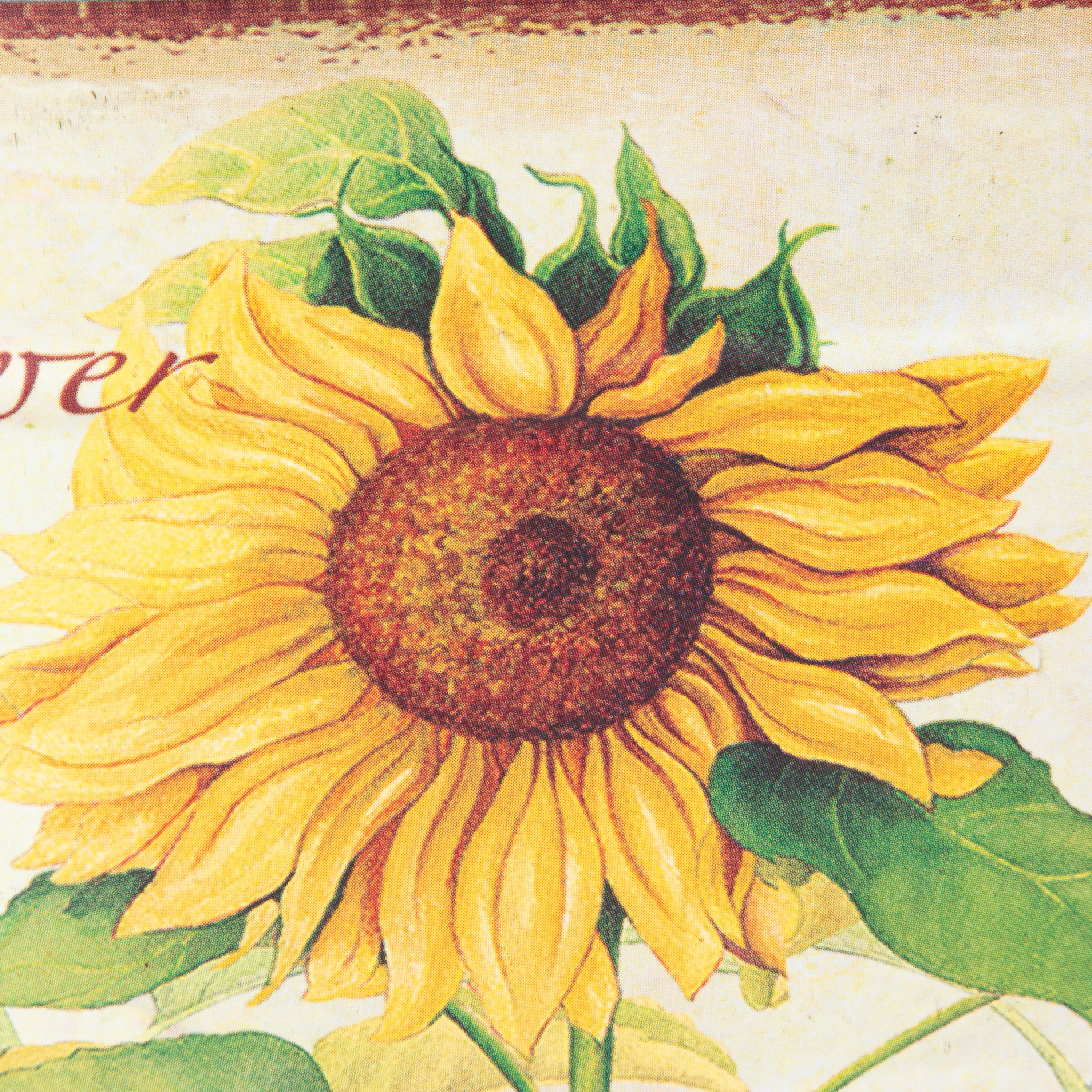 Nesting Metal Sunflower Design Buckets, set of 3